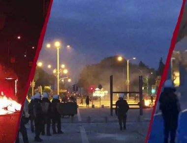 Πεδίο μάχης για την υπεράσπιση της Μακεδονίας η Θεσσαλονίκη - Πολίτες επιτίθενται κατά κύματα στις δυνάμεις ασφαλείας